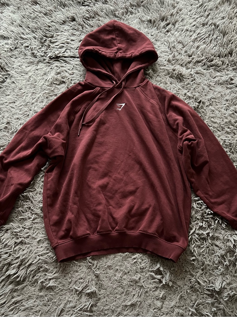 Gymshark Training Oversized Hoodie - Cherry Brown